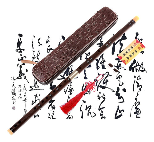 Nicoshine - Flauta Profesional, Instrumento Chino Envejecido