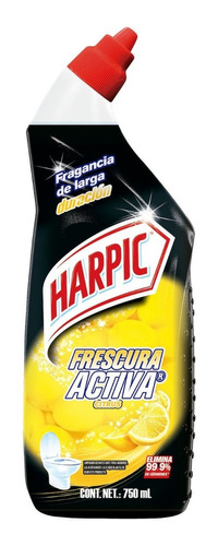 Desinfectante de inodoro Harpic Frescura Activa Citrus de 750ml