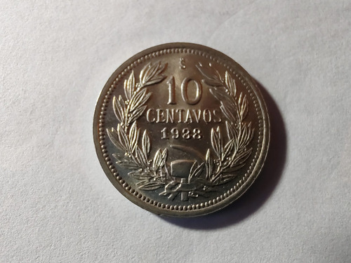 Moneda Chile 10 Centavos 1938 Unc(x1221