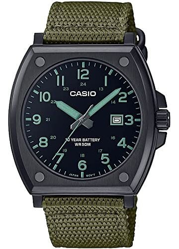 Casio Reloj Resistente Al Agua Mtp-e715c-3av Con Indicador