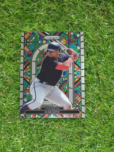 Cv Juan Soto Chrome 2022 Panini Prizm Stained Glass