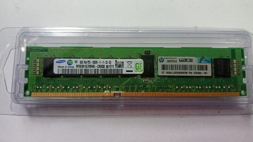 Imagem 1 de 1 de Memória Hp 8gb Pc3-12800-r 1600mhz 1rx4 ( P/servidor)