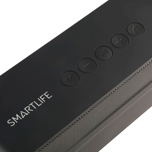 Parlante Portatil Bluetooth 6w Smartlife Sl-bts315b Color Negro