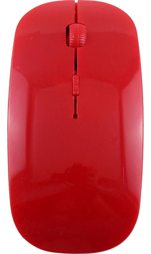 Mouse Inalámbrico Slim 4d Grande Standard - Rojo