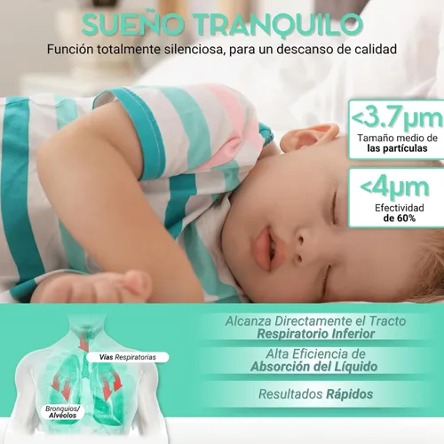 Nebulizador Recargable Portátil Adulto Y Pediátrico