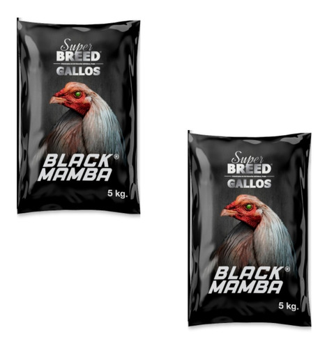 2 Costales De Black Mamba 5kg Alimento Para Gallos