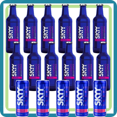 48 Botellas Vodkaskyy Cosmo 275ml+12 Latas 375ml De Regalo