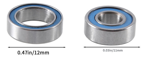 Kit De Rodamientos Sellados De 16 Piezas Para Tt-02b Tt02b 1