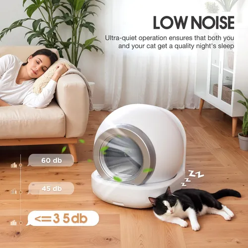 Arenero Inteligente Para Gatos Autolimpieza Control De App