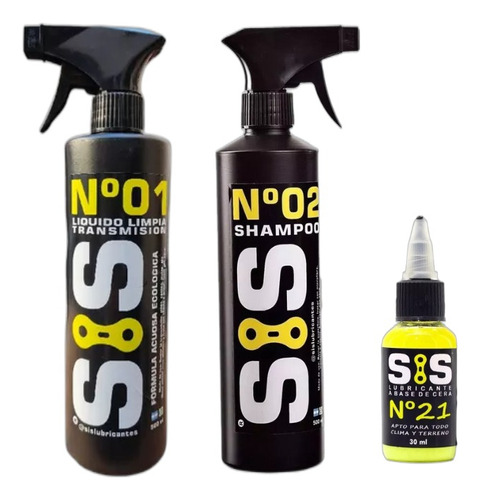 Kit Mantenimiento De Bicicleta Sis Lubricantes