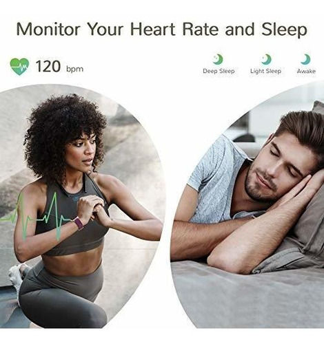 Imagen 4 de 6 de Smartwatch Reloj Inteligente, Con Monitor Cardíaco Purpura