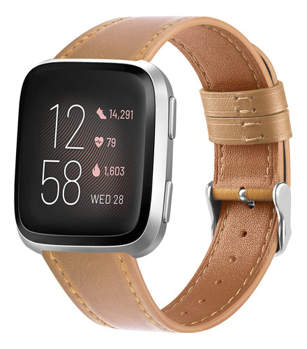 Correa De Cuero Para Fitbit Versa 2 Bandas/fitbit Versa Ban.