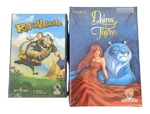 Combo Juego De Mesa La Dama Y El Tigre + Raton Valiente 