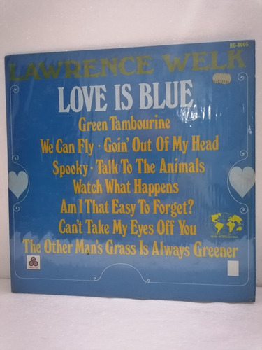 Disco Vinilo Lp 33rpm   Lawrence Welk---love Is Blue