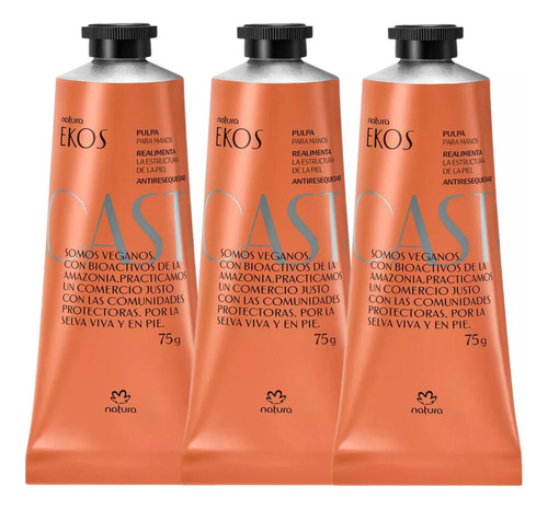 Ekos Crema Hidratante Para Manos 75 G (3 Pack) (a Elegir)