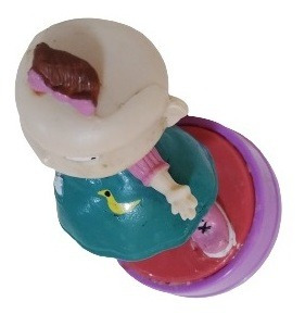 Imagen 5 de 6 de Figura Rugrats Liliana Deville Sello 7cm Viacom Cartoon
