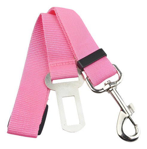 2pcs Rosa Del Cinturón De Seguridad Para Mascotas Perro Clip