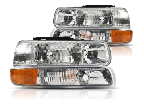 Zoncar Conjunto De Faros Delanteros Para Tahoe Ls-lt-z71-bas