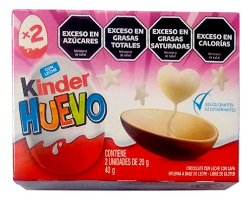 Kinder Huevo X 2 Unidades - Delipop Dulcería 