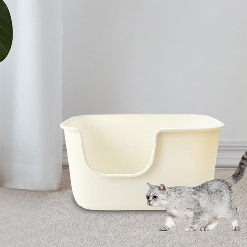 Caja De Arena Para Gatos Con Tapa Abierta, Orinal Para