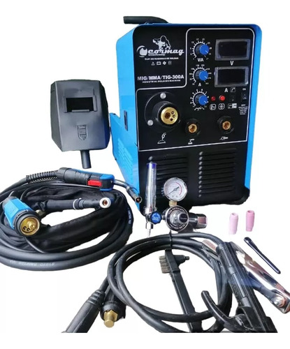 Soldador Inversor 300 Amp Multiproceso Mig-tig-maa