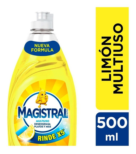 Magistral Detergente Multiuso Limon 500 Ml