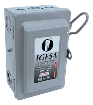 Interruptor De Seguridad 2x30 Igesa Caja De Fusibles