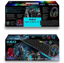 Comprar Combo Teclado Mouse Audifono  Gamer K60 4 En 1 Tienda Chacao