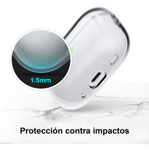 Funda Transparente Para AirPods 4 - Tpu - Case Resistente