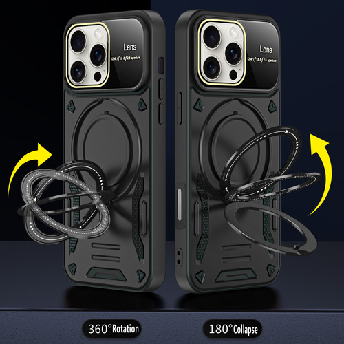 Funda Para La Serie Samsung, Funda Protectora Con Atracción Magnética, Soporte Circular De 360° Con Protector De Pantalla, Color Azul