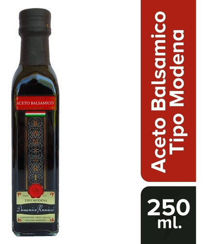 Aceto Balsamico Tipo Modena Domenico 250 Ml. Ranieri