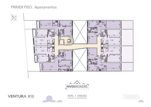 Imagen 27 de 30 de Apartamento A La Venta De 2 Dormitorios En La Blanqueada A Estrenar Con Patio | Av. 8 De Octubre Y Jaime Cibils | Vis |