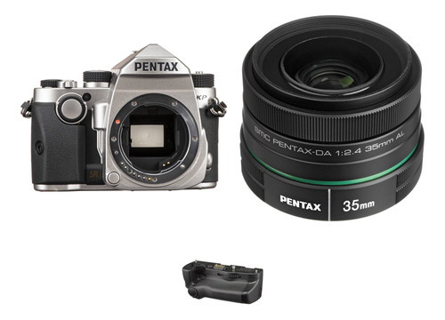 Pentax Kp Dslr Camara Con 35mm F/2.4 Lens And Battery Grip K