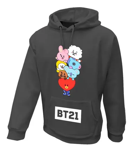 Sudadera Bts Chimy, Cooky, Shooky, Koya | Envío gratis