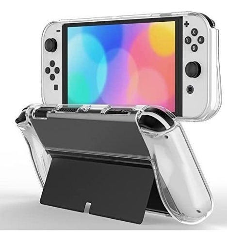 Funda Resistente Para Nintendo Switch Oled Transparente 