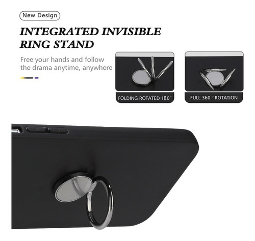 Funda For Xiaomi 14t Pro/poco M4 5g, Con Soporte For Anillo