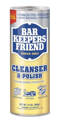 Bar Keeper Cleanser & Polish Pulidor Multiuso En Polvo 21 Oz