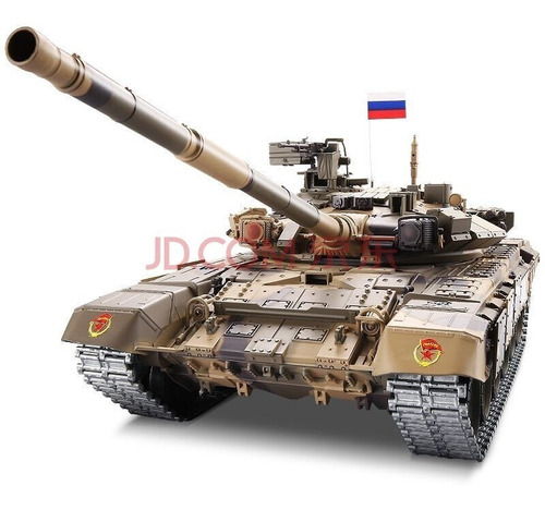 Henglong Rc Tank T-90 Pro 1/16 2.4ghz Con Humo Y Airsoft 6mm