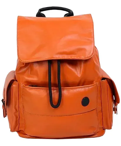 Mochila Mujer Urbanas Eco Cuero Grande Compartimientos Pu