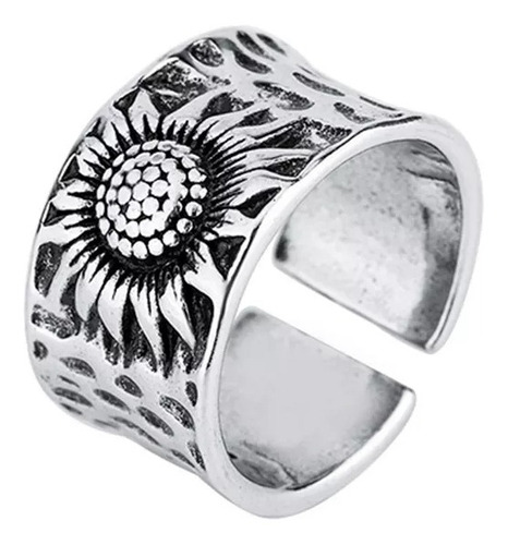 Anillo Girasol Diseño Ajustable P925