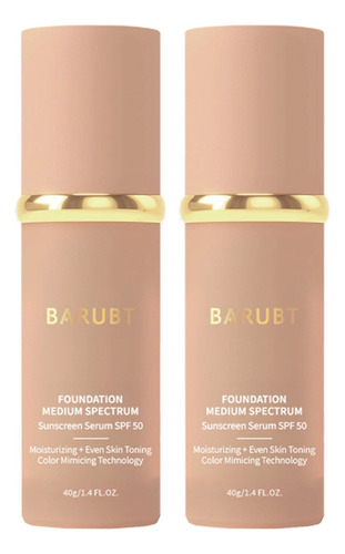 - 2 Piezas Biomimic Foundation 4 En 1 - Medium Spectrum