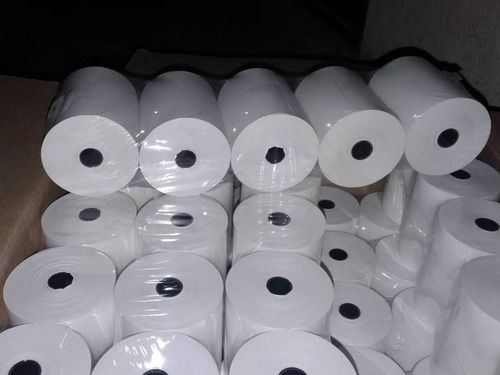 Imagen 3 de 4 de Rollos Termicos Impresora Fiscales 80x65 Caja De 50 Rollos