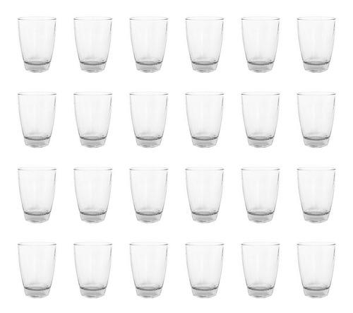 Imagen 1 de 6 de Vaso Pampa Durax De Vidrio 400ml Agua Jugo X 24 Unid Oferta