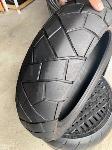 Pneu 160/60/17 Dunlop Usado Riscado Xj6 Mt03 Twister (Usado)