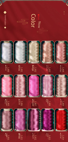 Hilo Dragon Knot Ice Silk Con Borlas, 101 Colores, 1800 M