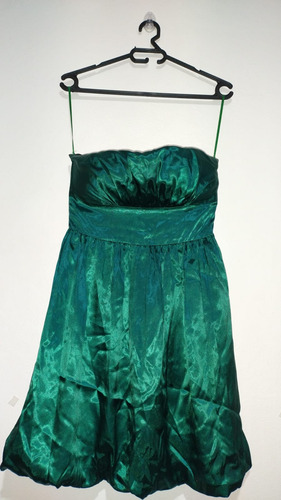 Vestido De Festa - Formatura - Curto - Verde Esmeralda - Me