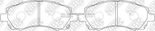 Pastillas De Freno Subaru Legacy 2.0 2001 Nibk