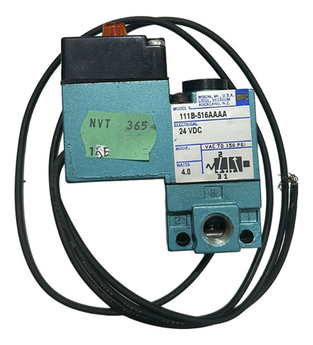 Válvula Neumática 3/2 24vdc 1/8npt 111b-516aaaa Mac