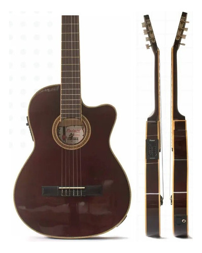 Guitarra Electro Acustica Con Corte Nylon 39 Palmer Teresawr