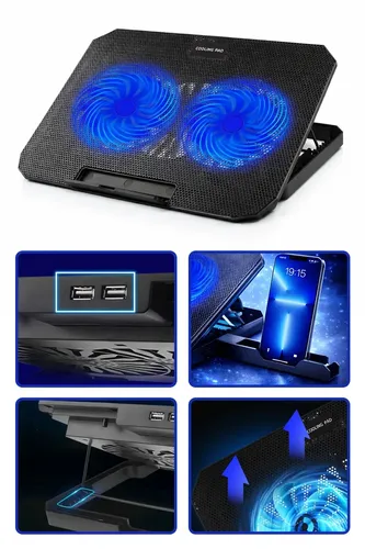 Base Suporte Para Pc Notebook Alumínio Portátil Articulado Dobráv...